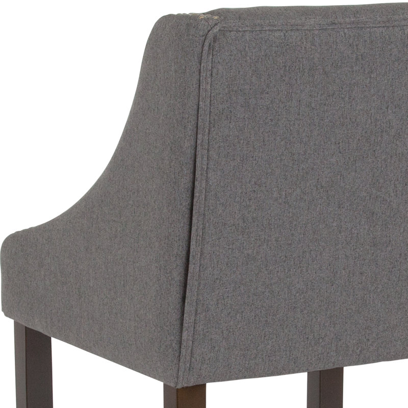 Tabouret Padmukh, Tabouret de bar (assise de 30 po de hauteur), Gris clair