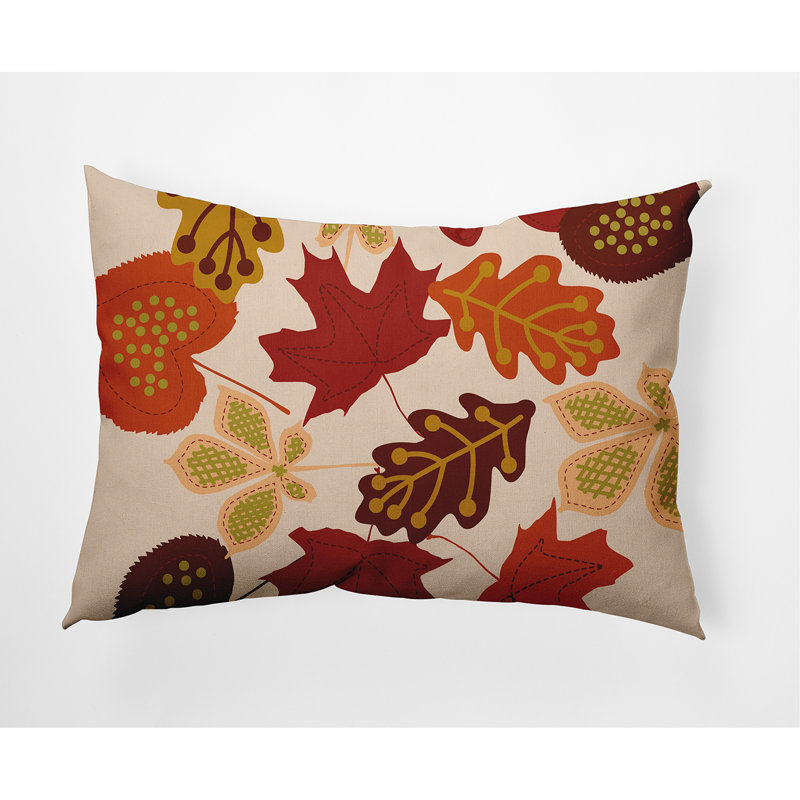 Coussin décoratif intérieur / extérieur en polyester Polyfill, 14 po x 20 po, Terre de Sienne
