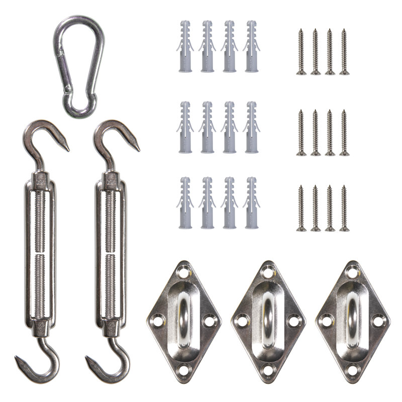 Oliver Triangle Shade Sail Installation Kit