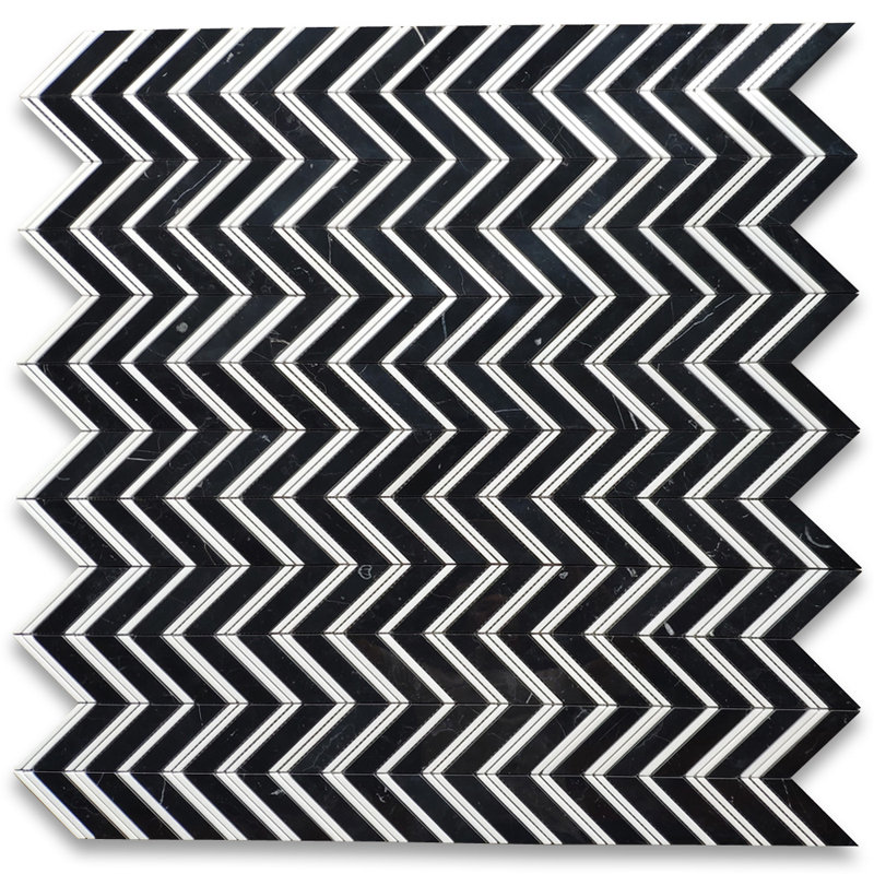 12 in. x 11 in. Honed Marble Tile
