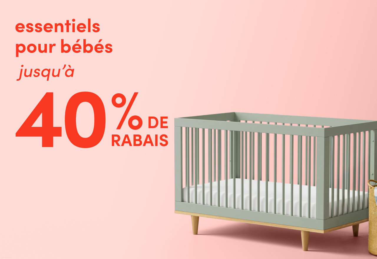 essentiels pour bébés en solde