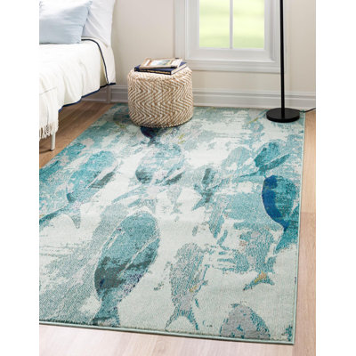 Tapis bleu clair Esposito