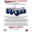 Ensemble de roulettes extensibles en poly solide pivotant de 1 3/8 po avec frein SCC
