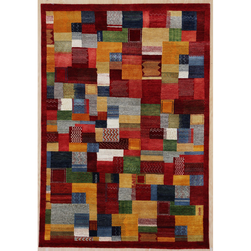 Chisdock Geometric Hand Woven Area Rug, Rectangular 90 x 160cm