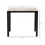 PARSON MARBLE MINI DESK BLACK BASE