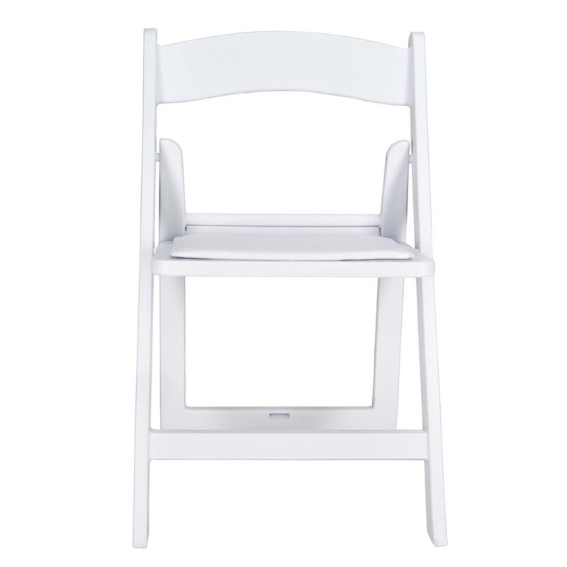 Chaise pour enfants pliante en résine blanche de Chivari