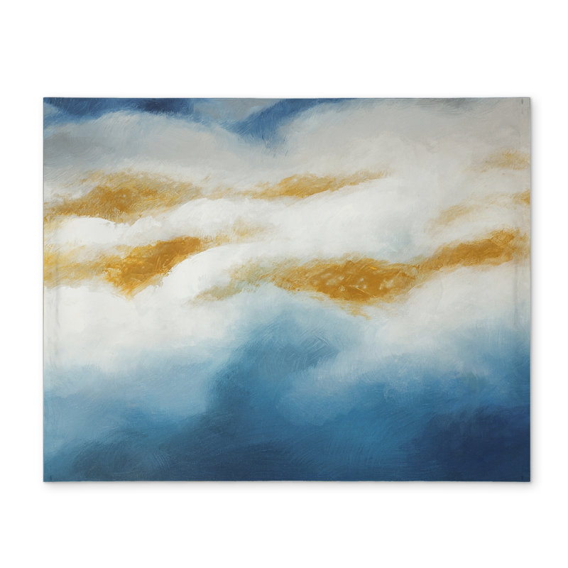 Abstract Clouds Polyester Placemat - Modern Bedroom Decor