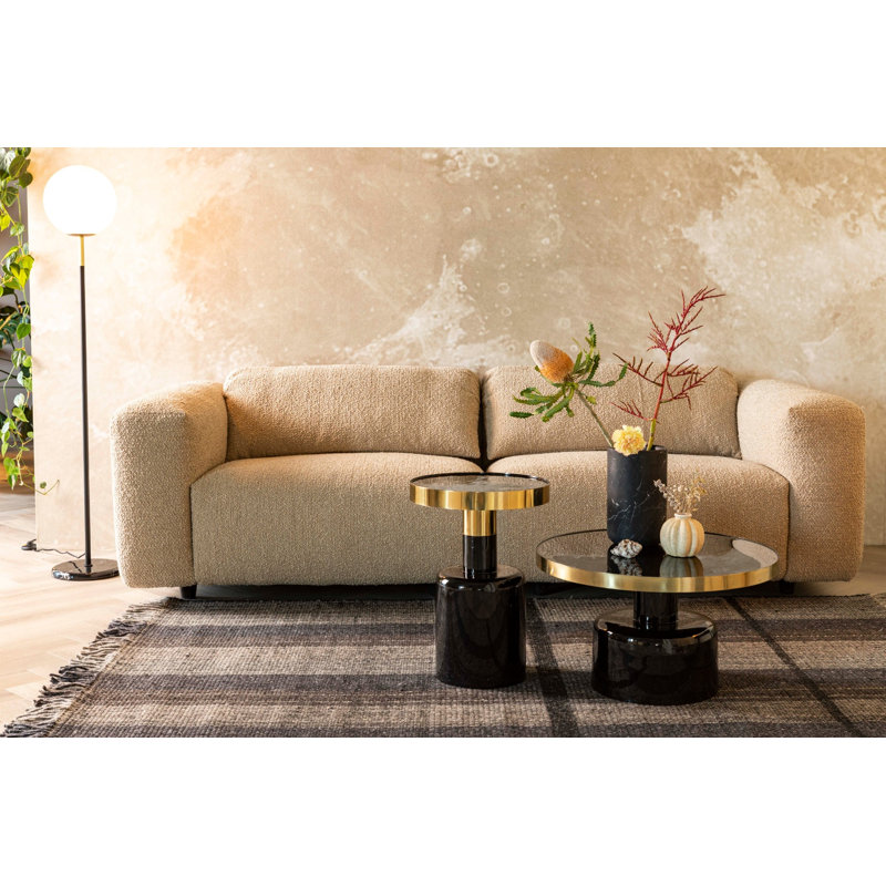 Table de bout Glam Block, Noir