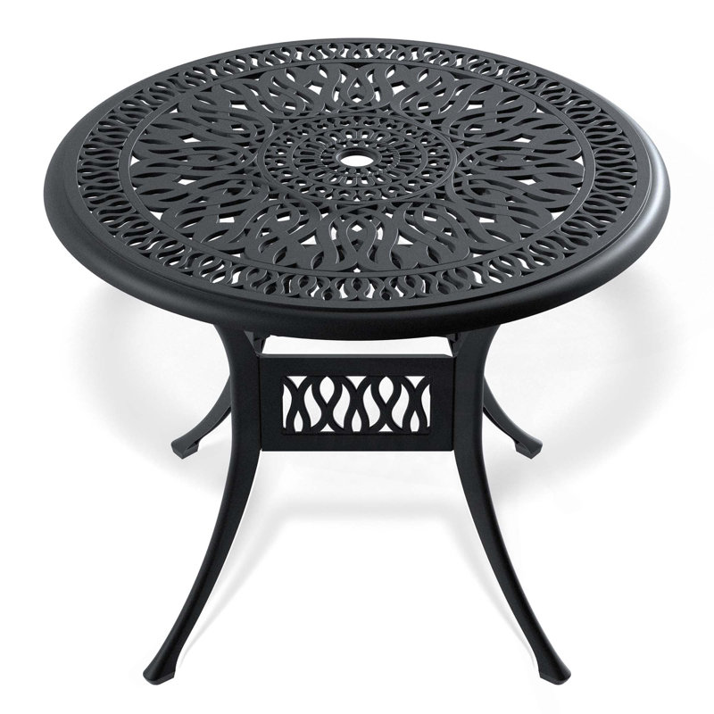 Simple Style Aluminum Outdoor Bistro Set,3-Piece