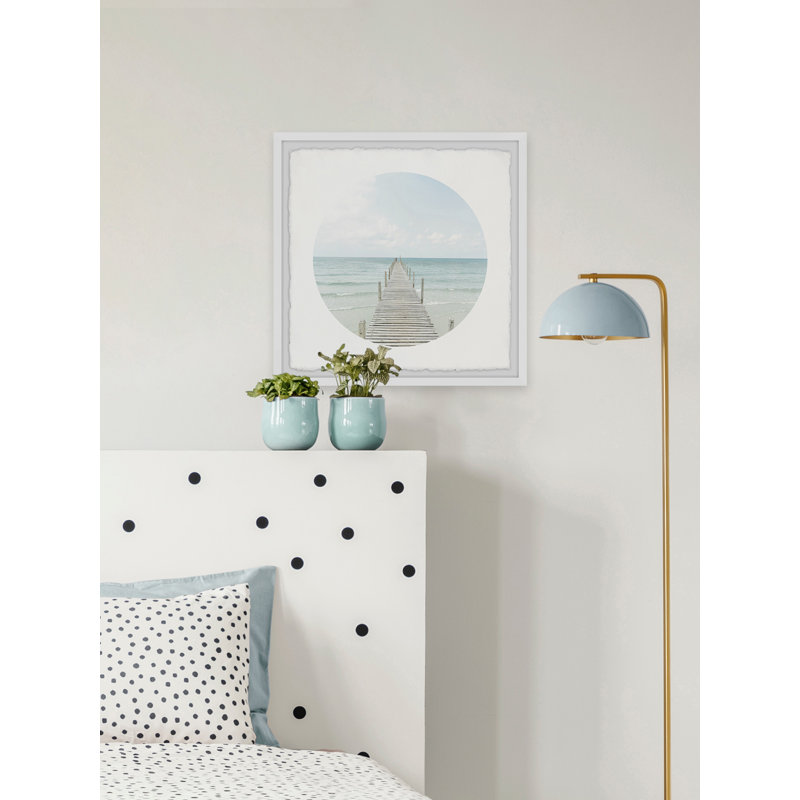 'Path to Sea' - Picture Frame Photograph Print on Paper, 30cm H x 30cm W x 3.81cm D