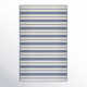 Perci Striped Handmade Navy Area Rug