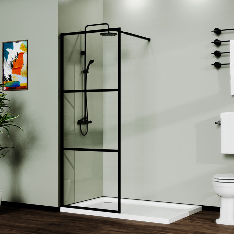 Pièce de douche à porte moustiquaire de porte de 34 po Goodyo