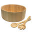 Ensemble de 3 bols à salade en bois Donniece