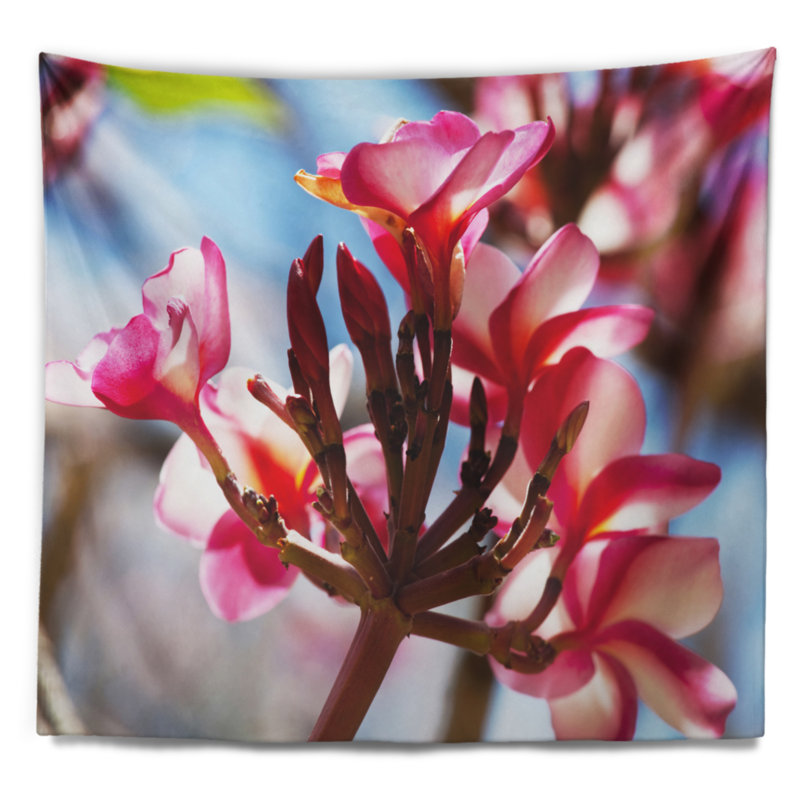 Bouquet de belles fleurs tropicales, H 50 po x l 60 po