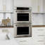ZLINE 30 in. Autograph Double Wall Oven w/ Air Fry and Self Clean w/ Black Handles-176861432-176861437