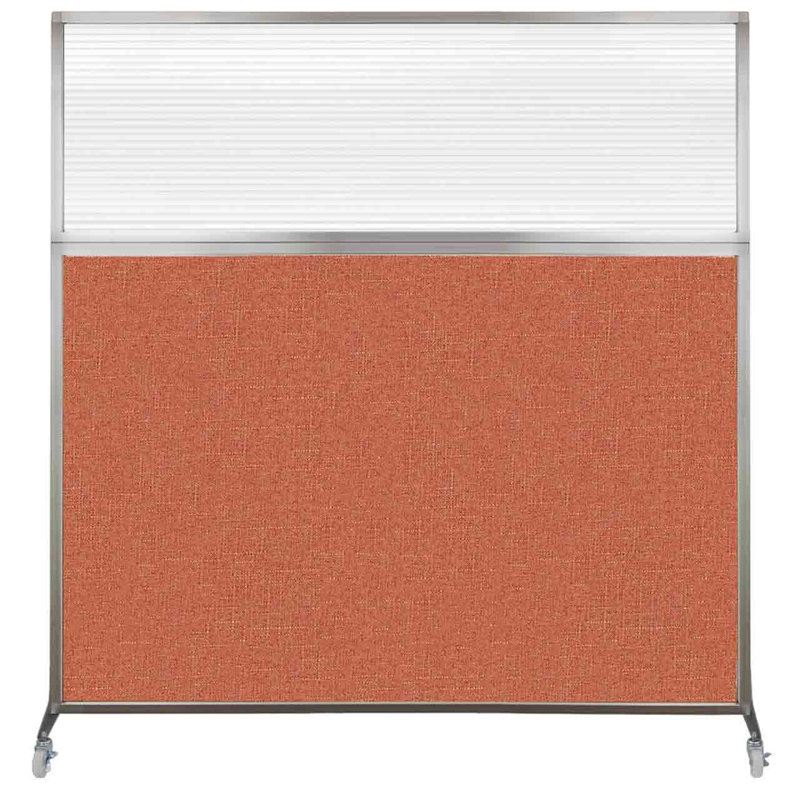Cloison de bureau Hush, Longueur 72 po, Papaye