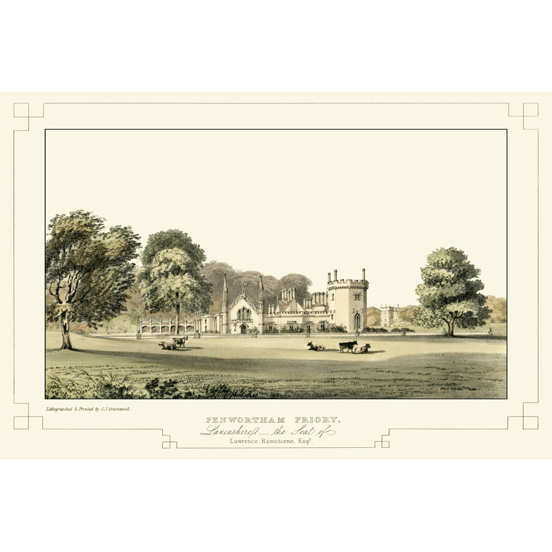 Lancashire Castle III by C.J. Greenwood - Wrapped Canvas Painting, 30cm H x 46cm W x 3.8cm D