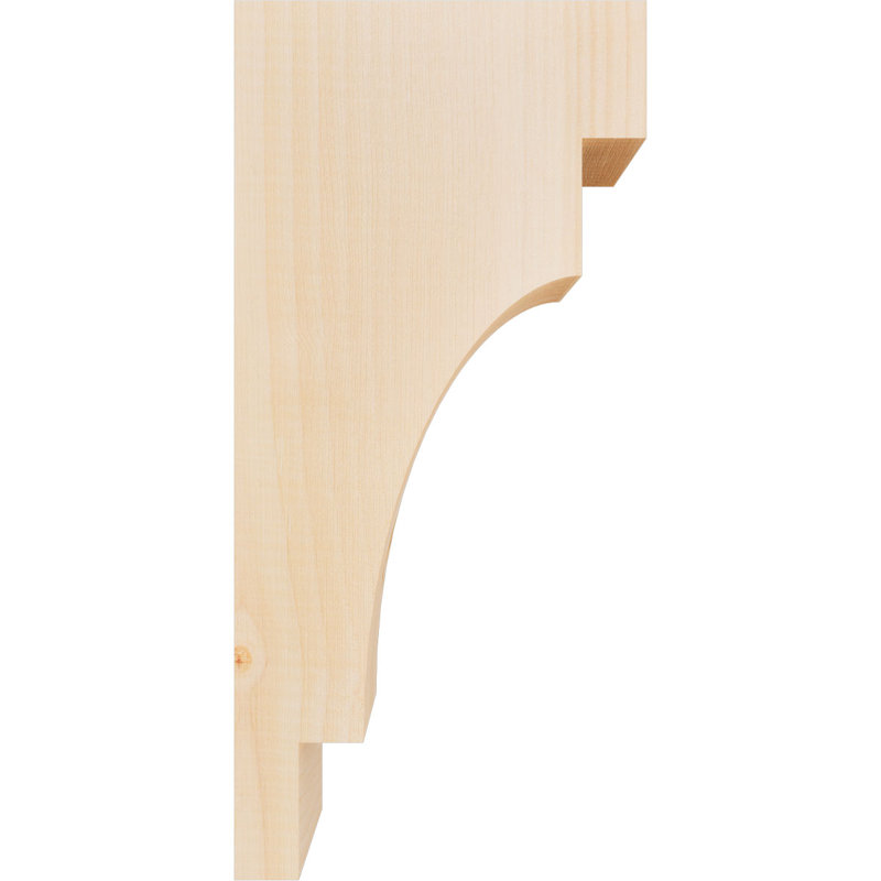 Corbeau méditerranéen, H 16 po x l 3,5 po x P 8 po, Sapin de Douglas, Lisse