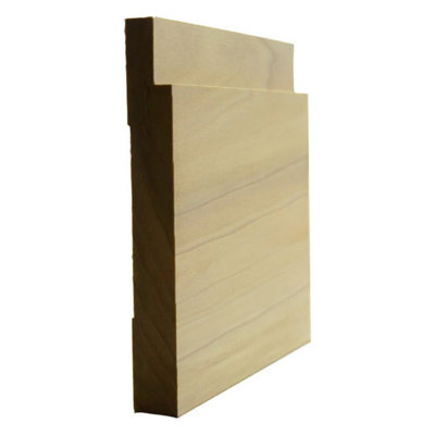Notched Baseboard 5-1/4" Tall x 11/16"Moulding. Unfinished
