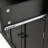 Kitchen Island Cart with Solid Wood Top and Locking Wheels-1814594681