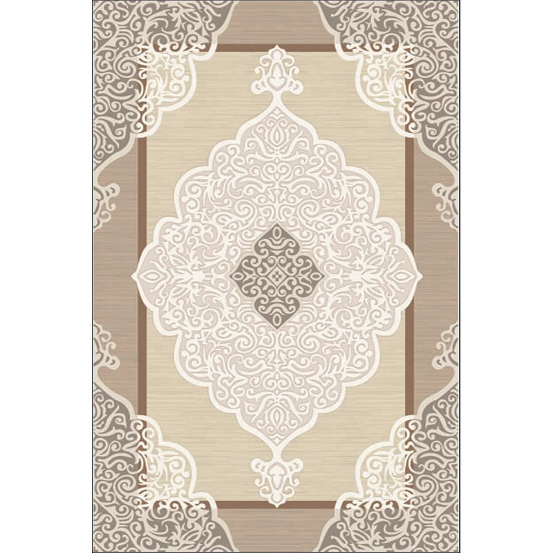 Luxurious Velvet Area Rug (4.6 x 7.2 ft), 100% Antibacterial Fabric, Non-Slip Cotton Backing, Pile Height: 0.4 in | Machine Washable, 3D Digital Print Design | Perfect for Living Room & Bedroom Decor, Soft & Durable