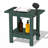 HDPE Waterproof Shower Stool – All-Weather Indoor/Outdoor Bench with Storage Shelf – Multipurpose Leg Shaving Seat & Side Table-1962038835