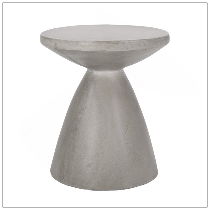 Outdoor Lightweight Concrete Side Table