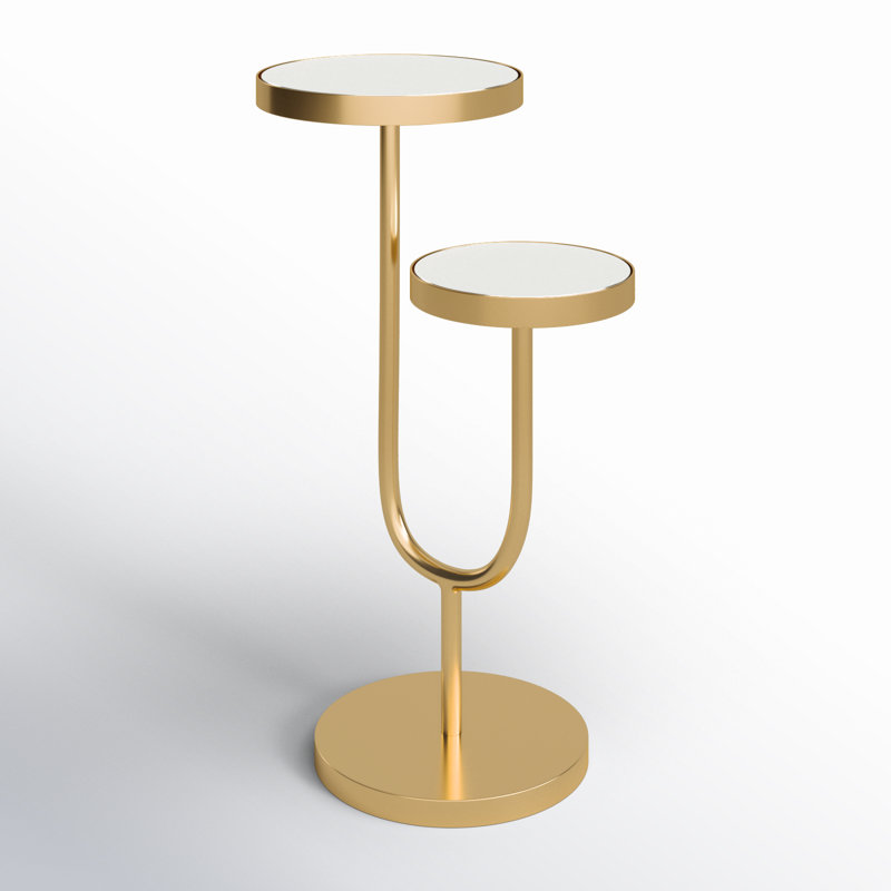 Ericson End Table, Gold