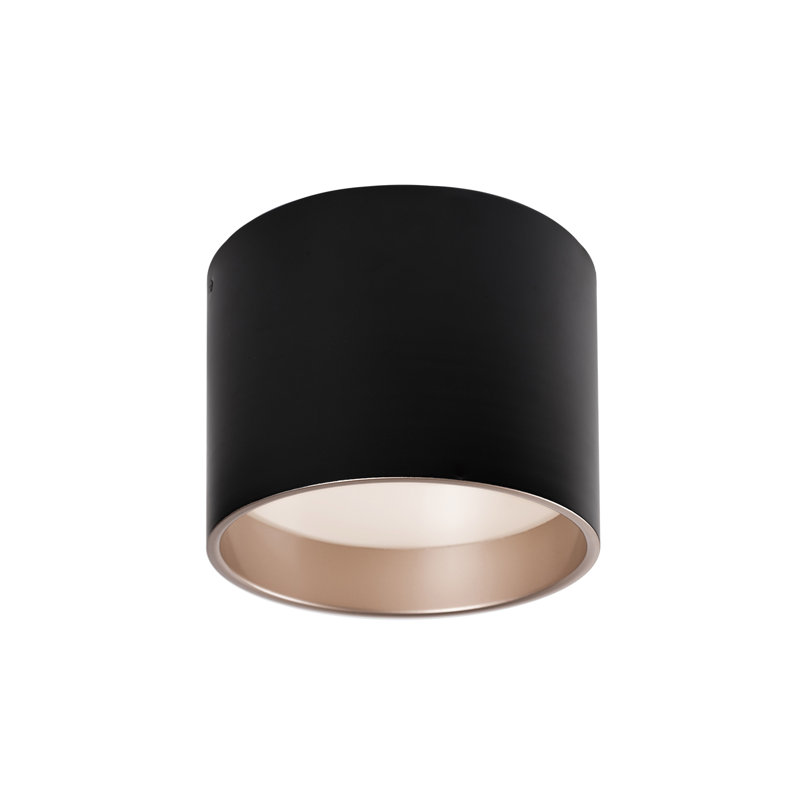 Mousinni 1 - Light LED Flush Mount, Black, Black