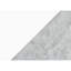 Table d'appoint pour le salon, la chambre à coucher - stratifié gris et blanc avec base architecturale spacieuse et console de pièce contemporaine de surface moderne
