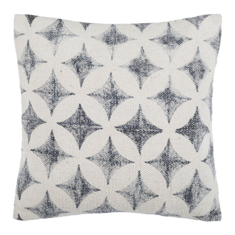 Kalen Cotton Reversible Throw Pillow