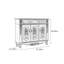 American Vintage Shoe Cabinet Side Cabinet 24 Pair Shoe Storage Cabinet