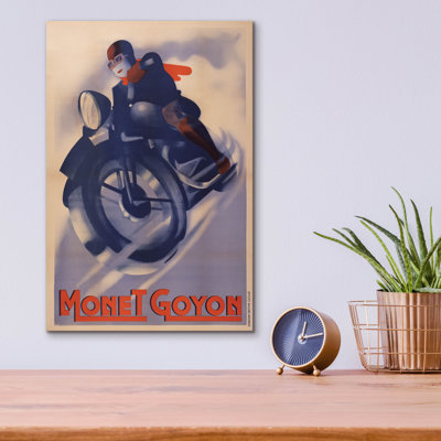 «Monet Goyon» par Vintage Posters, art mural en verre acrylique