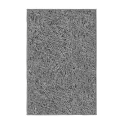 Tapis à chevrons gris