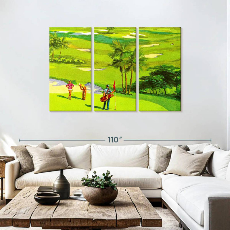 Senne Golf Course, 48" H x 74" W