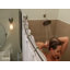 Tringle courbée fixe pour rideau de douche-94341814