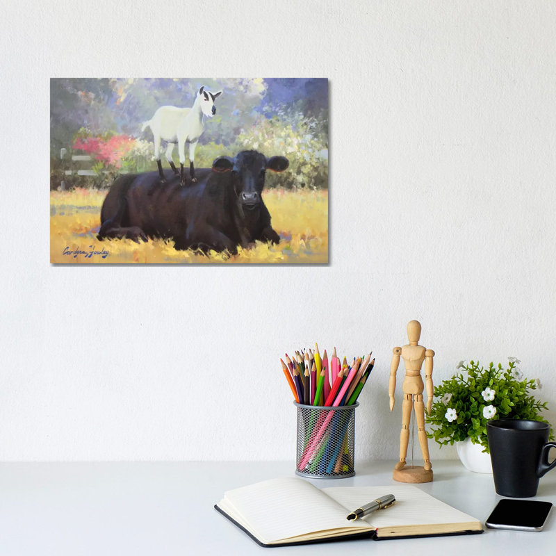 Farm Pals V by Carolyne Hawley - Wrapped Canvas Painting, 20.32 cm H x 30.48 cm W