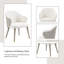 Ensemble de 2 chaises d'appoint en chêne gris Gabrieluta