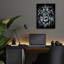 Bungalow Rose «Monicol Series Lion» par Lindsay Kivi, art mural en verre acrylique, 12 po x 16 po