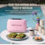 Grille-pain 2 tranches Classic Retro, rose-129245584
