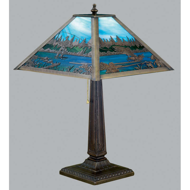 Fly Fishing Creek Table Lamp