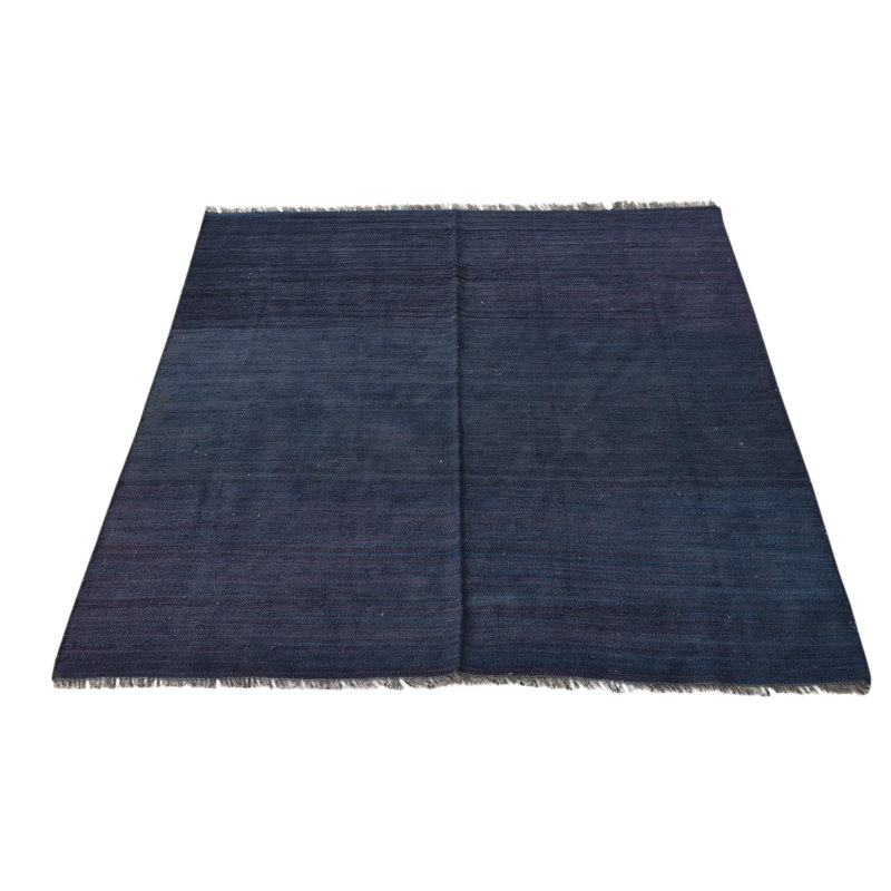 4 Ft Rectangle Ponce Navy Blue Rug