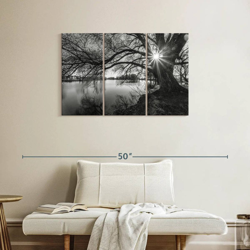 Harnek Sunlight Through Tree, 24" H x 38" W
