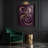 Abstract Figurative 80 Purple Canvas Wall Art