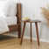 Azori Solid Wood 3 Legs End Table