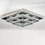 Zaina Square Large-size Glamourous Crystal LED Flush Mount-1558017367
