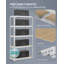 Heavy Duty Storage Shelves Set of 2 Garage Rack 40 x 90 x 180 cm 875 kg Easy Assembly Adjustable Shelve-1170248223