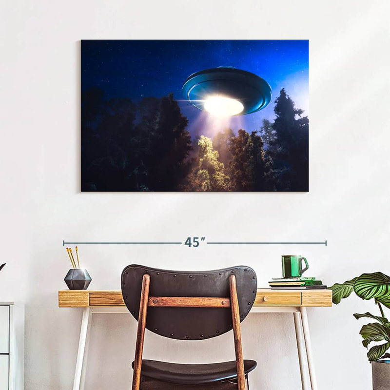 Kelan Ancient UFO, 26" H x 39" W