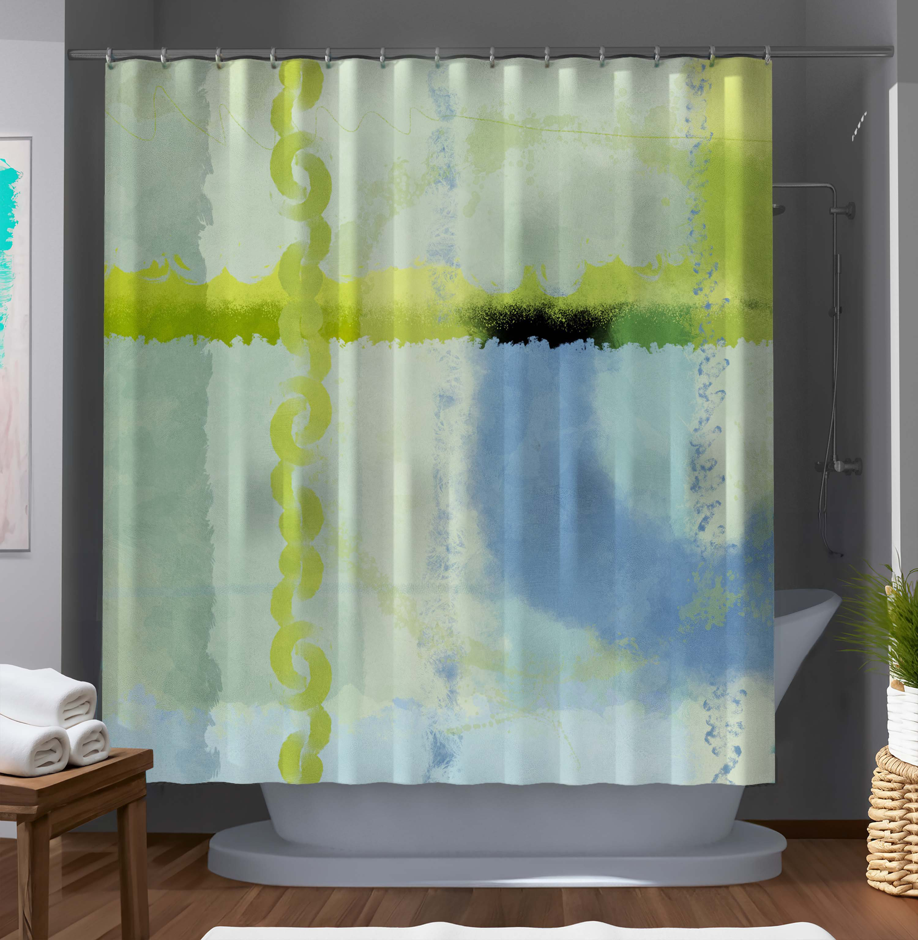 East Urban Home Smooth Essential Shower Curtain | Wayfair