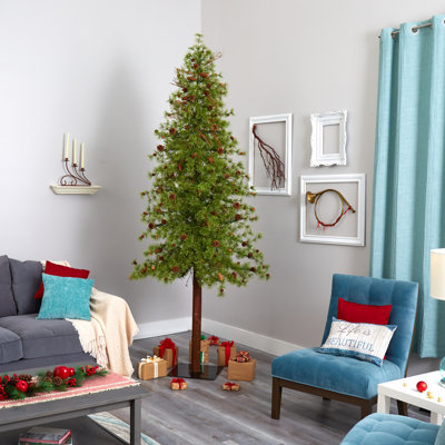 Arbre de Noël vert pin artificiel avec DEL